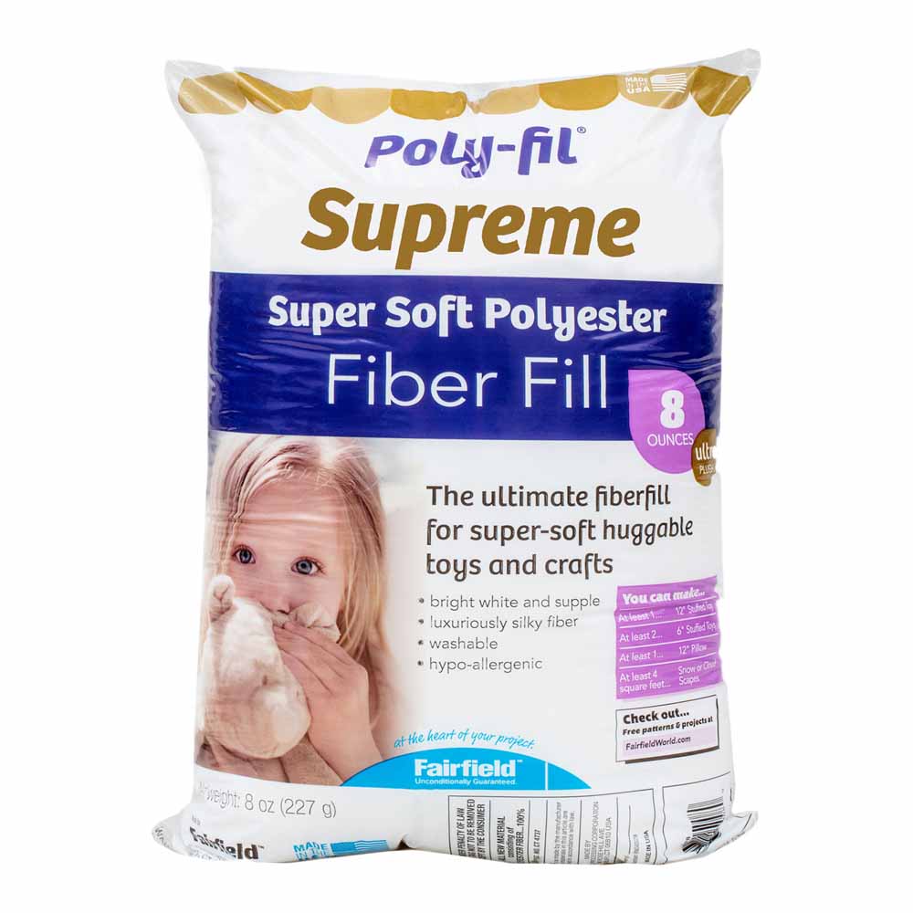 FAIRFIELD Poly-Fil® Supreme Ultra Plush Fiber Fill 8 oz (227 g) Bag