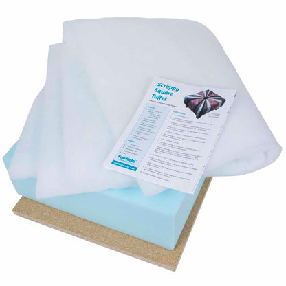 FAIRFIELD Cushion Foam Tuffet Kit Square 18 x 18 x 6 in (45.7 x 45.7 x 15.2 cm)