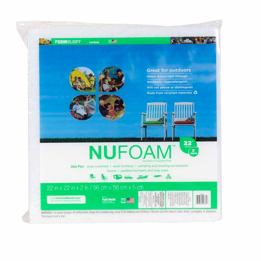 FAIRFIELD NuFoam NuFoam Cushion Insert 56 × 56 × 5 cm (22 × 22 × 2 in)