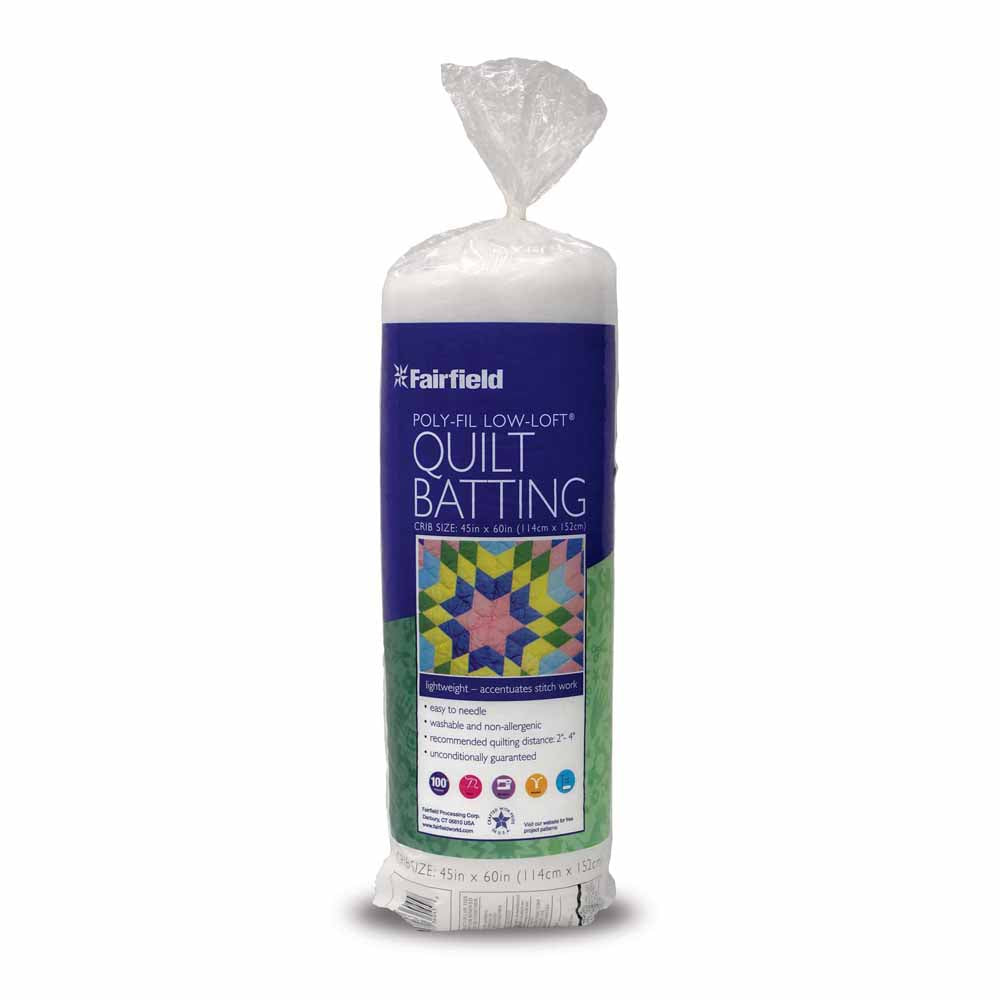 FAIRFIELD Poly-Fil Low-Loft Quilt Batting 114 × 152 cm (45 × 60 in)
