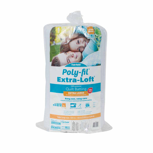 FAIRFIELD Poly-Fil Extra-Loft Quilt Batting 305 × 305 cm (120 × 120 in)