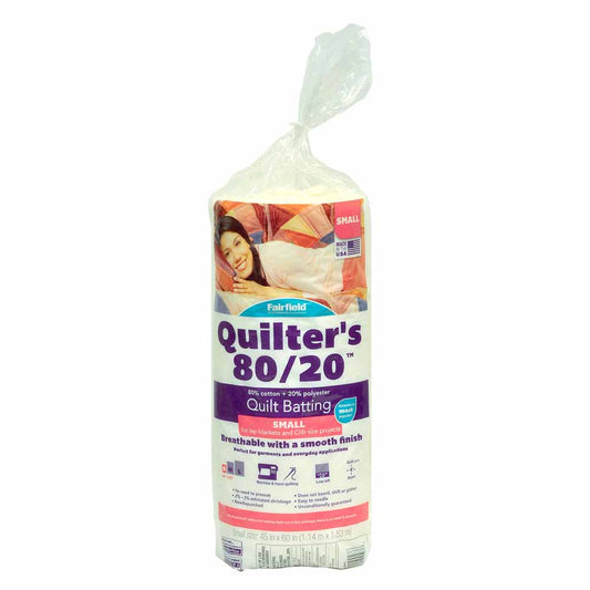 FAIRFIELD Quilter’s 80/20 Quilt Batting 114 × 152 cm (45 × 60 in)