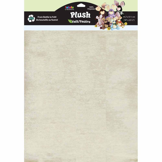 KUNIN PlushFelt Sheet 45.7 × 57 cm (18 × 22½ in) Antique White