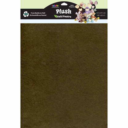 KUNIN PlushFelt Sheet 45.7 × 57 cm (18 × 22½ in) Walnut