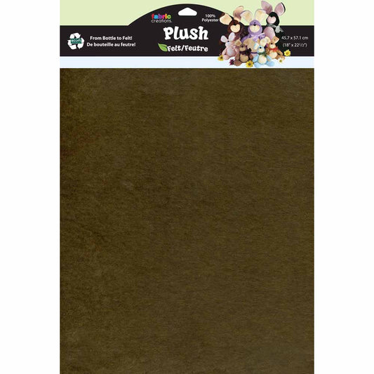 KUNIN PlushFelt Sheet 45.7 × 57 cm (18 × 22½ in) Walnut