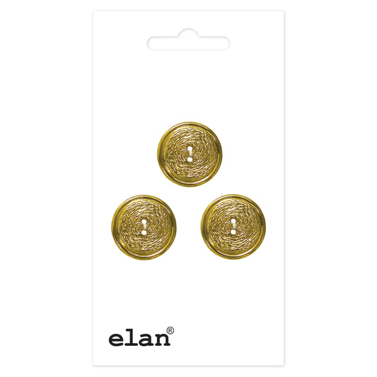 ELAN 2-Hole Button 15 mm (5/8 in.) - 3 count