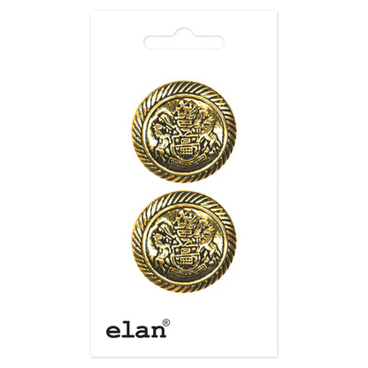 ELAN Shank Button 25 mm (1 in), 2 Pack