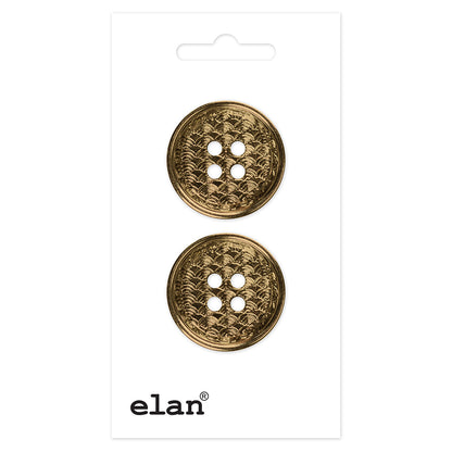 ELAN 4-Hole Button 22 mm (7/8 in) 2 Count