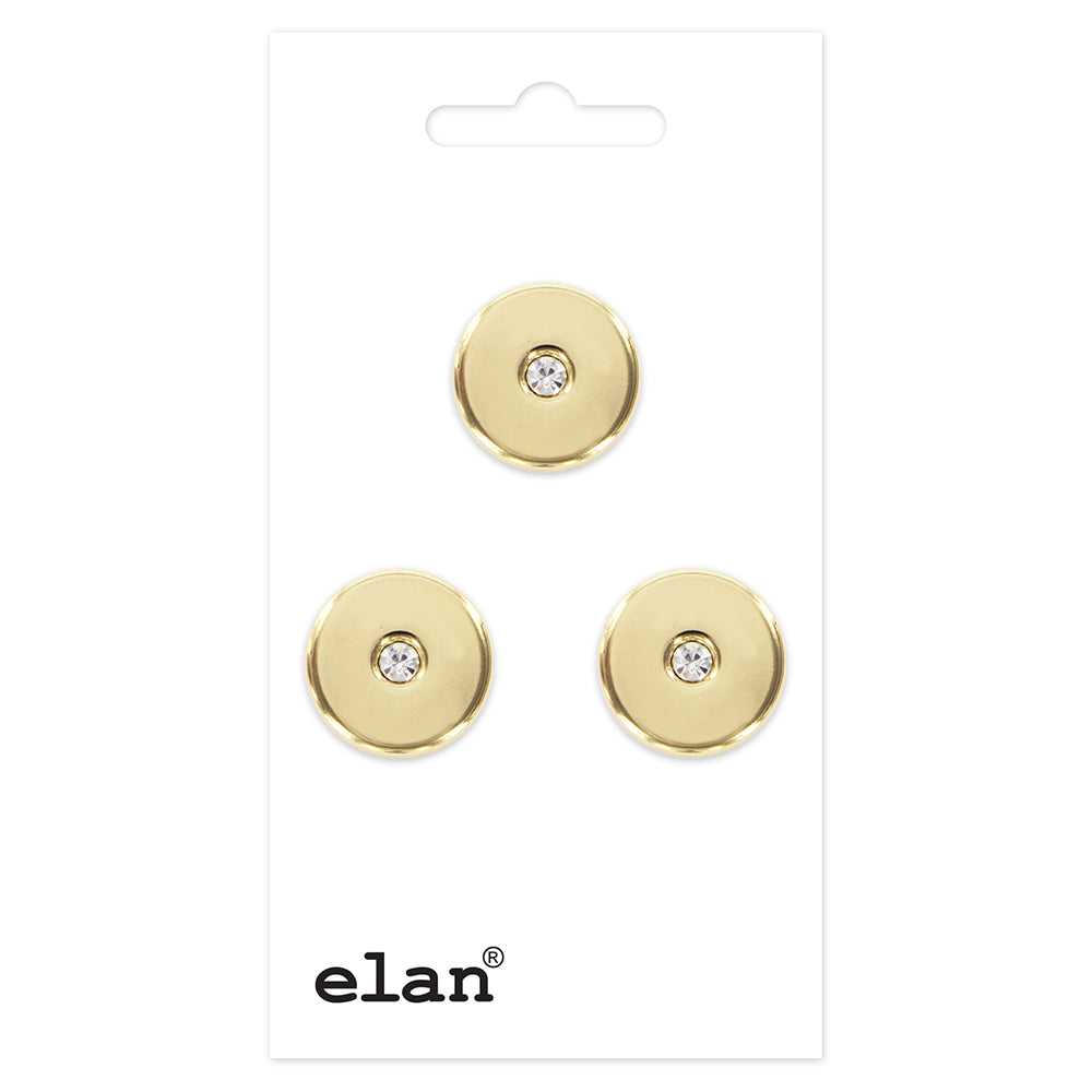 ELAN Shank Button Shank-back 15mm (5/8 Inch) 3 Count