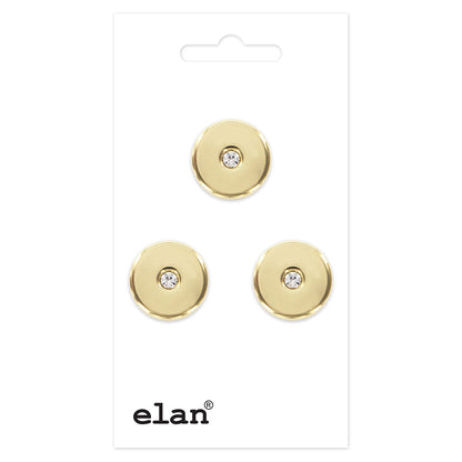 ELAN Shank Button Shank-back 15mm (5/8 Inch) 3 Count