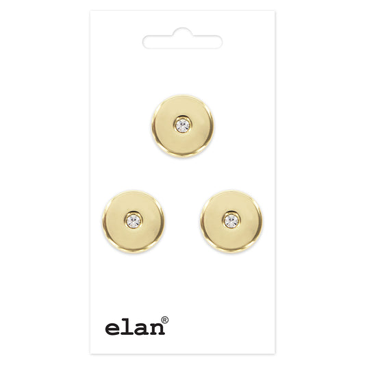 ELAN Shank Button Shank-back 15mm (5/8 Inch) 3 Count