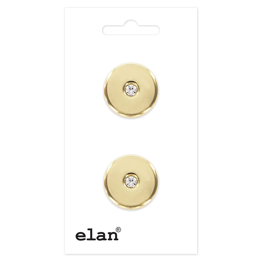 ELAN Shank Button Shank-back 18mm (3/4 Inch) 2 Count