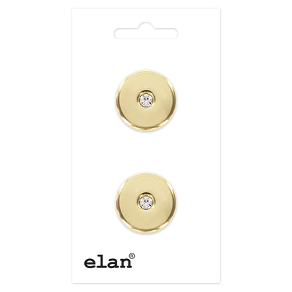 ELAN Shank Button Shank-back 18mm (3/4 Inch) 2 Count