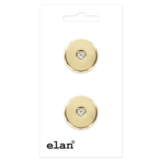 ELAN Shank Button Shank-back 18mm (3/4 Inch) 2 Count