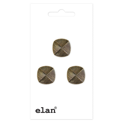 ELAN Shank Button 12.5 mm (1/2 in) 3 Count