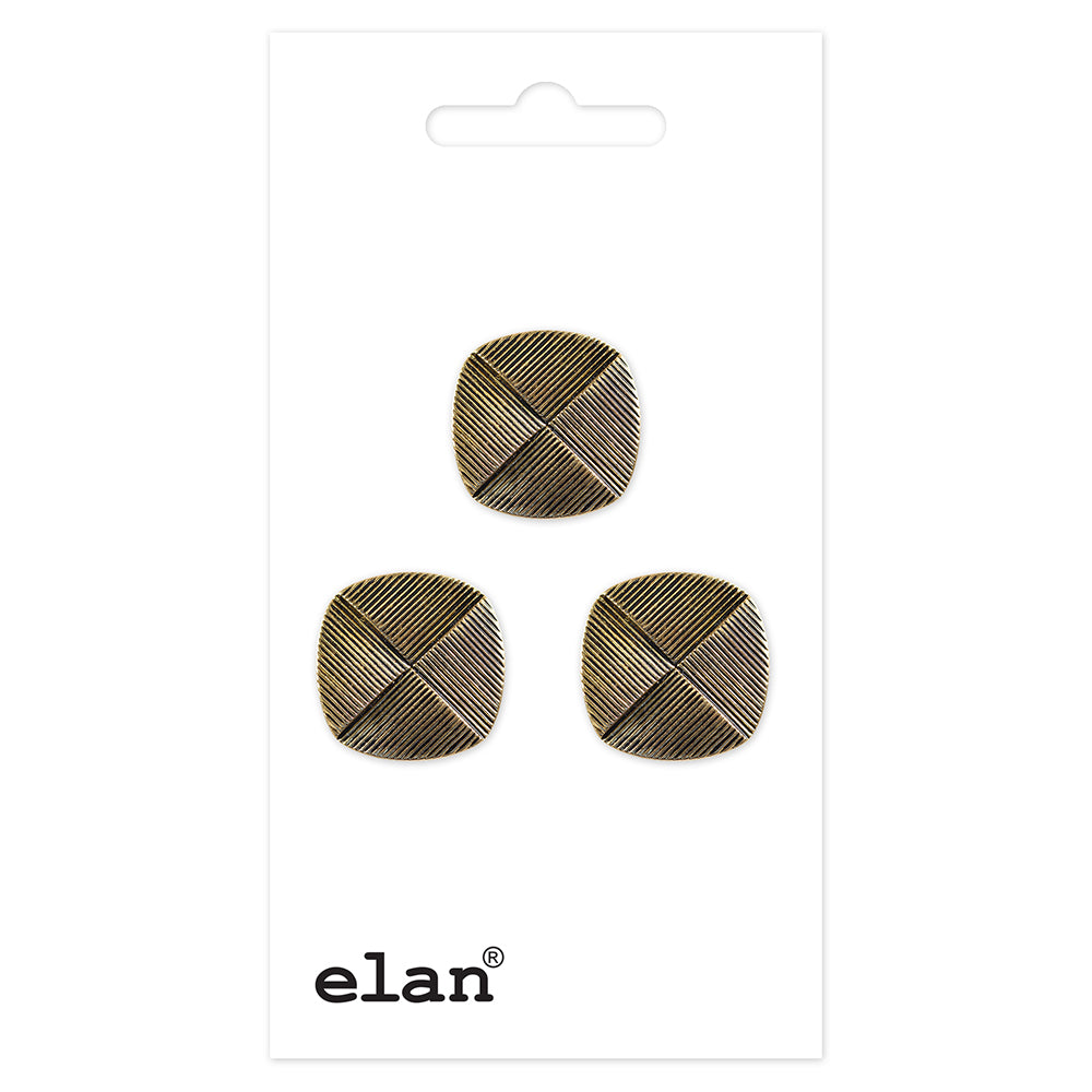 ELAN Shank Button 15 mm (5/8 in) 3 Count