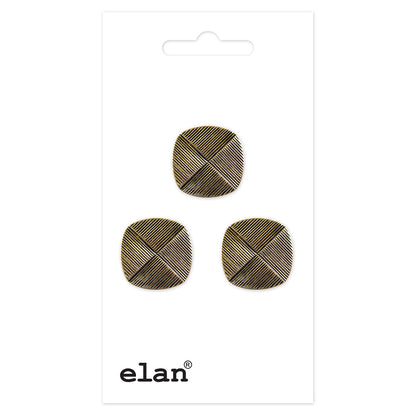 ELAN Shank Button 15 mm (5/8 in) 3 Count