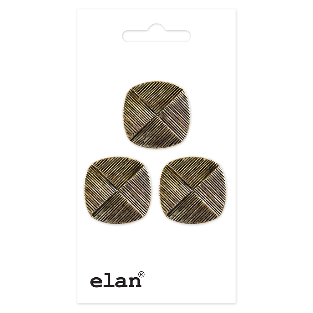 ELAN Shank Button 18 mm (3/4 in) 3 Count