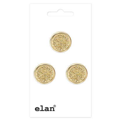 ELAN Shank-Back Button 15 mm (5/8 in), 3-Count