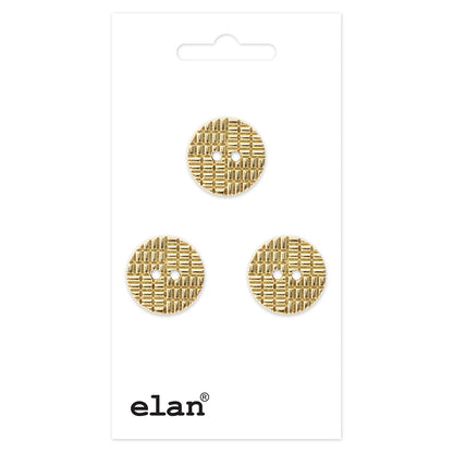 ELAN Shank Button 15 mm (5/8 in) 3-Count