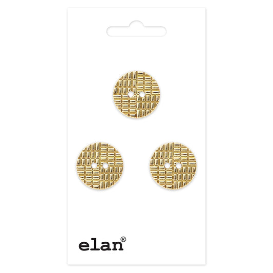 ELAN Shank Button 15 mm (5/8 in) 3-Count