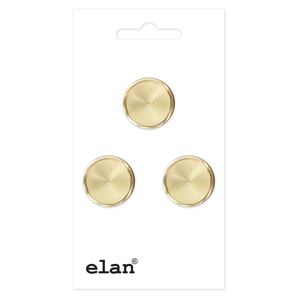 ELAN Shank Button 15 mm (5/8 in) 3-Count