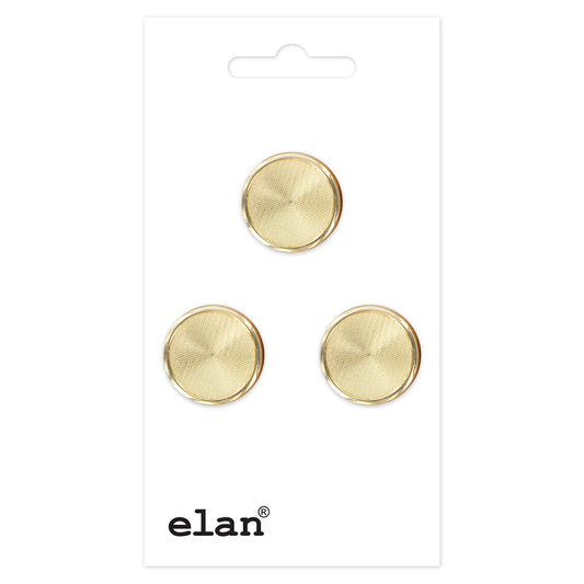 ELAN Shank Button 15 mm (5/8 in) 3-Count