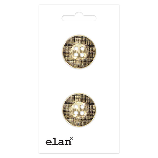 ELAN 4-Hole Button 18 mm 2-Count