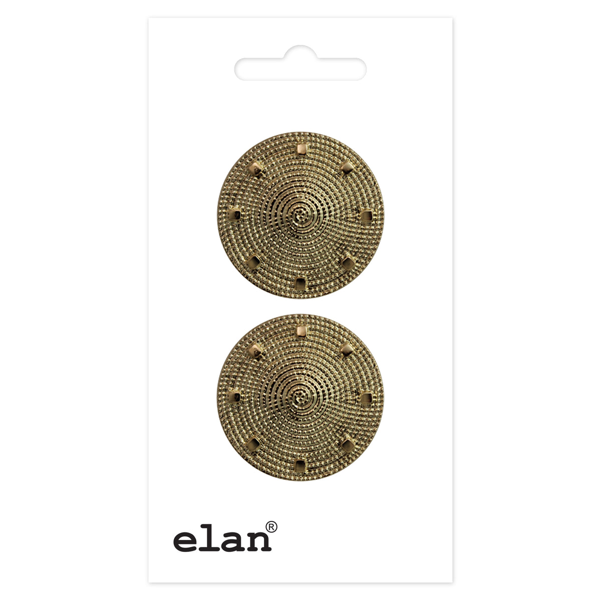 ELAN Shank Button 24 mm (1 in), 2 Count