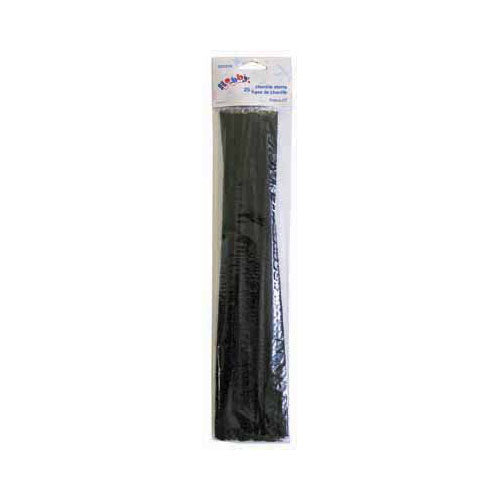 HOBBY Chenille Stems Black - 25 pcs