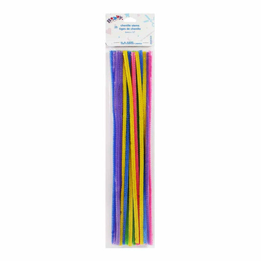 HOBBY Chenille Stems – Spring Assorted – 25 pcs