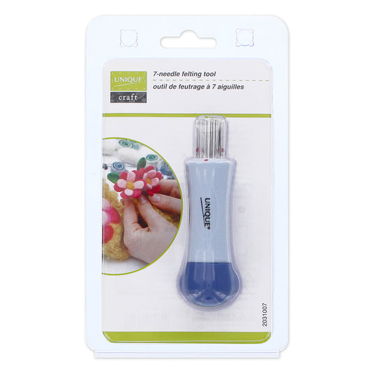UNIQUE CRAFT 7‑Needle Felting Tool