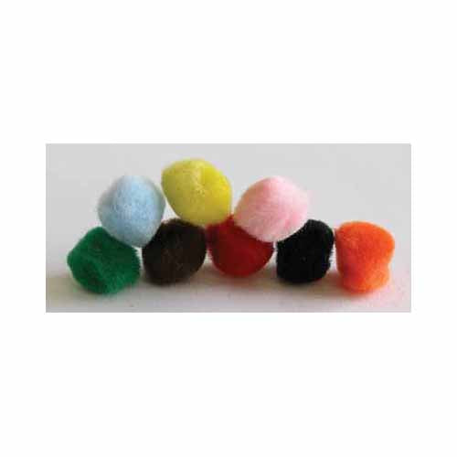 HOBBY Pompoms – Assorted – 13 mm – 16 pcs