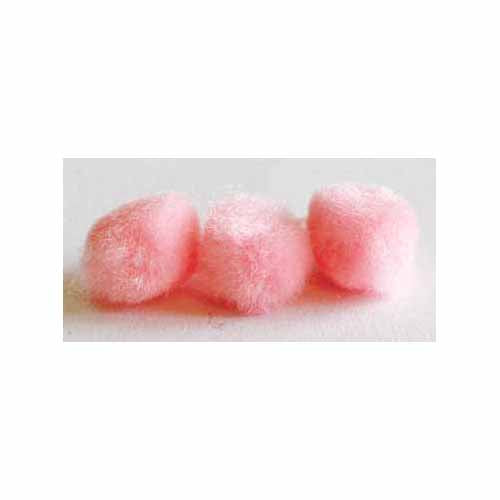 HOBBY Pompoms Pink - 25mm - 8 pcs