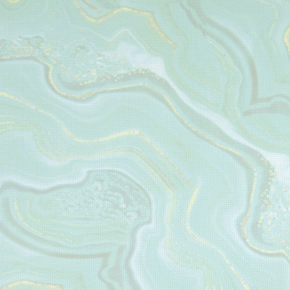 DMC Charles Craft Printed Aida Cloth 14 Count 15 × 18 In Malachite
