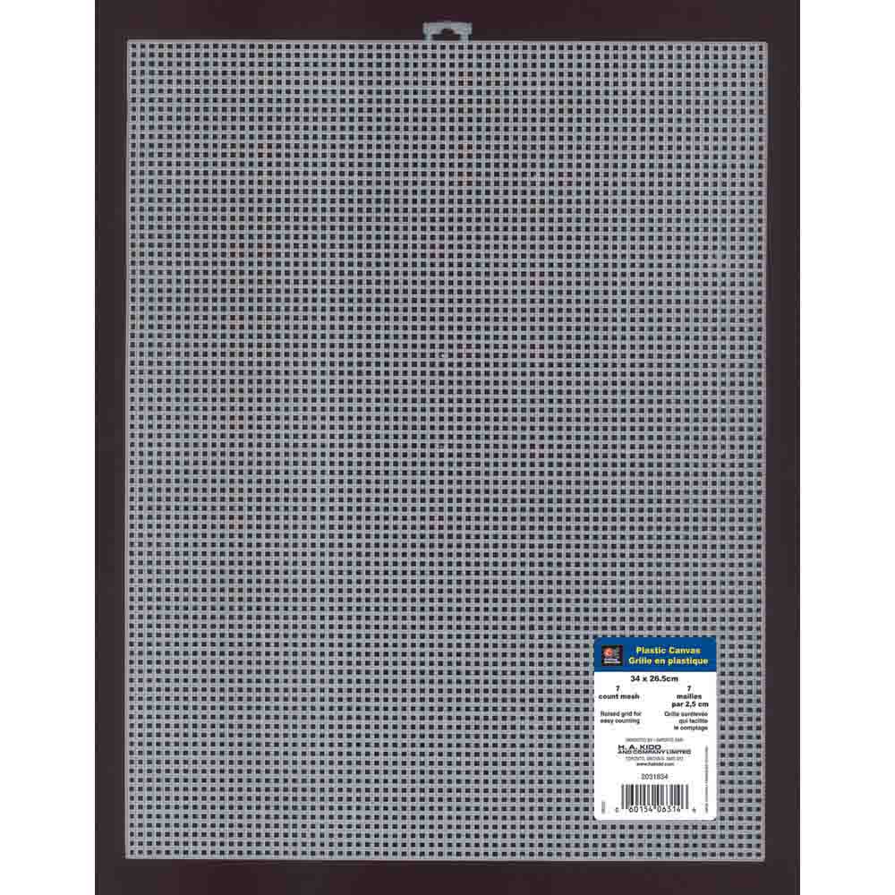 CRAFTING ESSENTIALS Plastic Canvas 7 count - 34cm x 26.5cm (13"" x 10"")