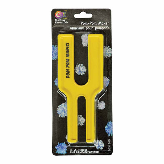 CRAFTING ESSENTIALS - Dual Size Pom Pom Maker
