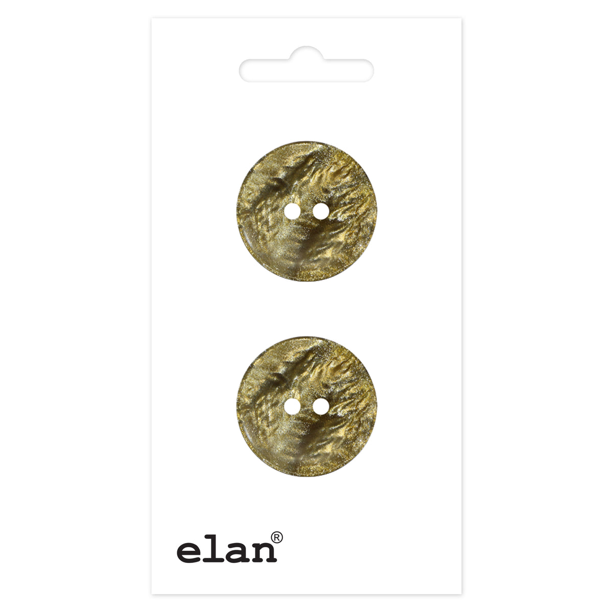 ELAN 2 Hole Button 20 mm (3/4 in), 2 Count