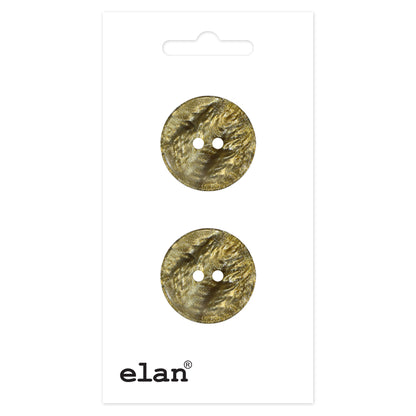 ELAN 2 Hole Button 20 mm (3/4 in), 2 Count