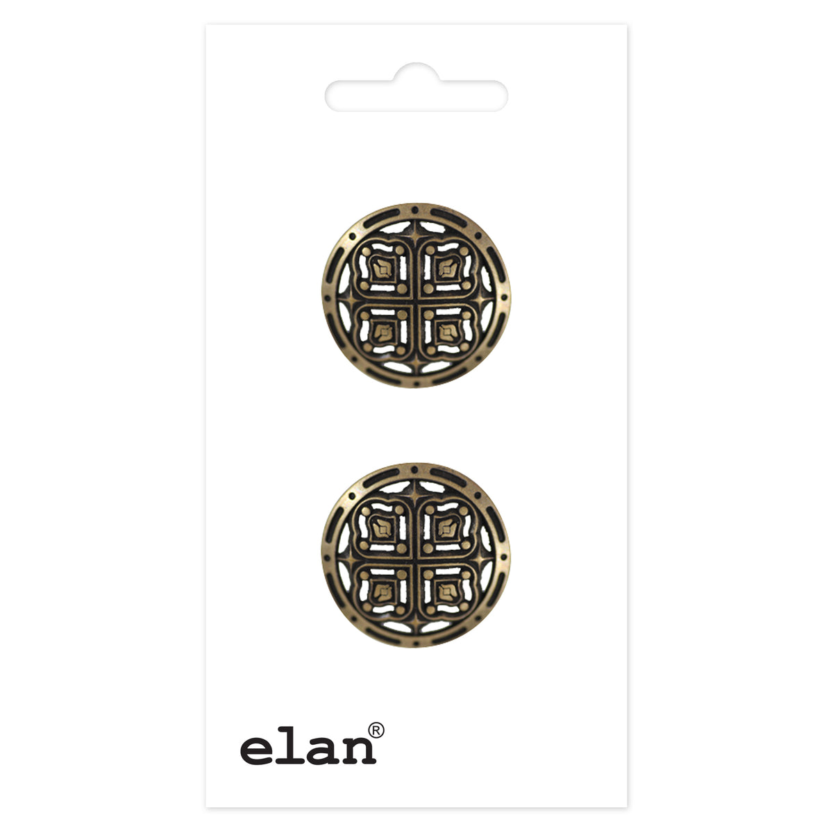 ELAN Shank Button - 20mm (3/4) - 2 count