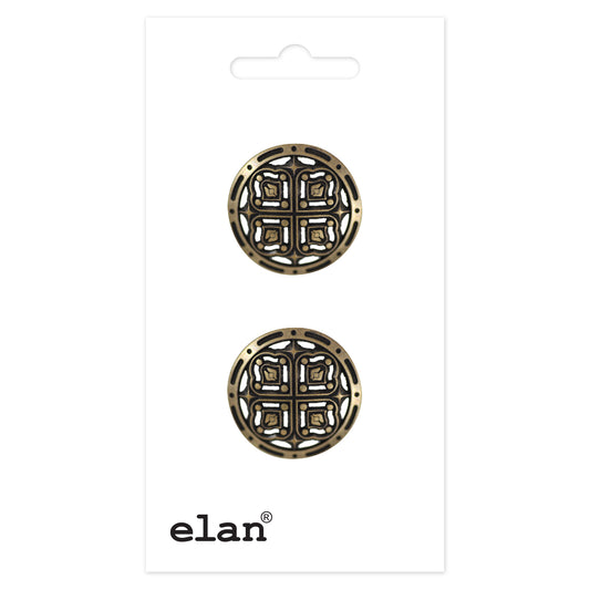 ELAN Shank Button - 20mm (3/4) - 2 count