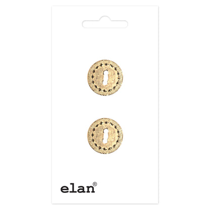 ELAN 2-Hole Button 15 mm (5/8 in) 2 Count