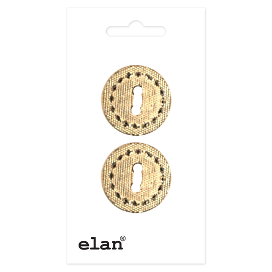 ELAN 2-Hole Button 23 mm (7/8 in) 2 Count