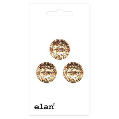 ELAN Shank Button 15 mm (5/8 in), 3 Pack