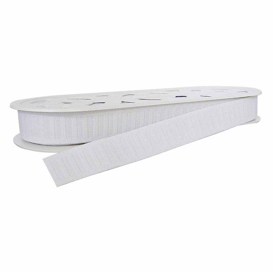 UNIQUE Woven Waistband Elastic 25 mm x 17 m – White