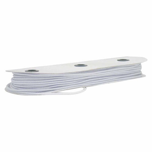 UNIQUE Elastic Cord – 2.4 mm x 35 m – White