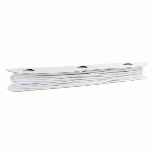 UNIQUE Elastic Cord – 3.2 mm x 35 m – White