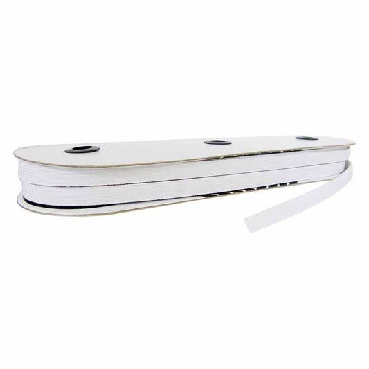 UNIQUE Braided Elastic - 10 mm x 32 m - White
