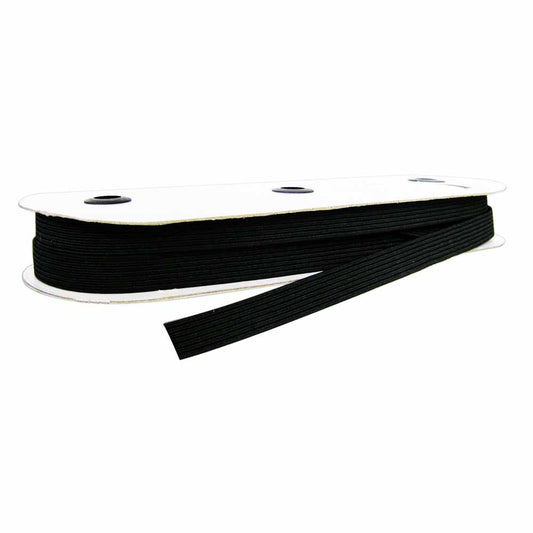 UNIQUE Braided Elastic - 13 mm x 27 m - Black