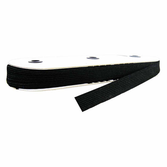 UNIQUE Braided Elastic - 19 mm x 15 m - Black
